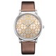 thumbnail image 1 of Reloj de pulsera de cuarzo de aleación con correa de PU de negocios para mujer (marrón), 1 of 4