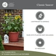 thumbnail image 3 of The HC Companies 12 Inch Round Plastic Classic Plant Saucer - Indoor Outdoor Plant Trays for Pots - 12.5"x12.5"x2.13" Black Pack of 2, 3 of 7