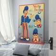 thumbnail image 3 of Bienvenido a Casa, Wally Darling Cuadro decorativo colgante - Arte de pared - Póster enmarcado - Decoración de pared - Regalos para familia, amigos y aficionados 40*60 cm, 3 of 6