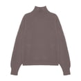 thumbnail image 4 of Wdgfv Wool Women's Pullover Sweater Oversized Turtleneck Knit Pullover Top for Women Winter Warm Soft Casual Cozy Fashion, 4 of 4