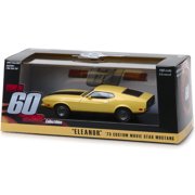 1973 Ford Mustang Mach 1 Yellow Eleanor Gone in Sixty Seconds Movie (1974) 1/43 Diecast Model Car by Greenlight