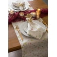 thumbnail image 7 of dii 14x108" cotton table runner, christmas stars - perfect for dinner parties, christmas, holidays, or everyday use, 7 of 7