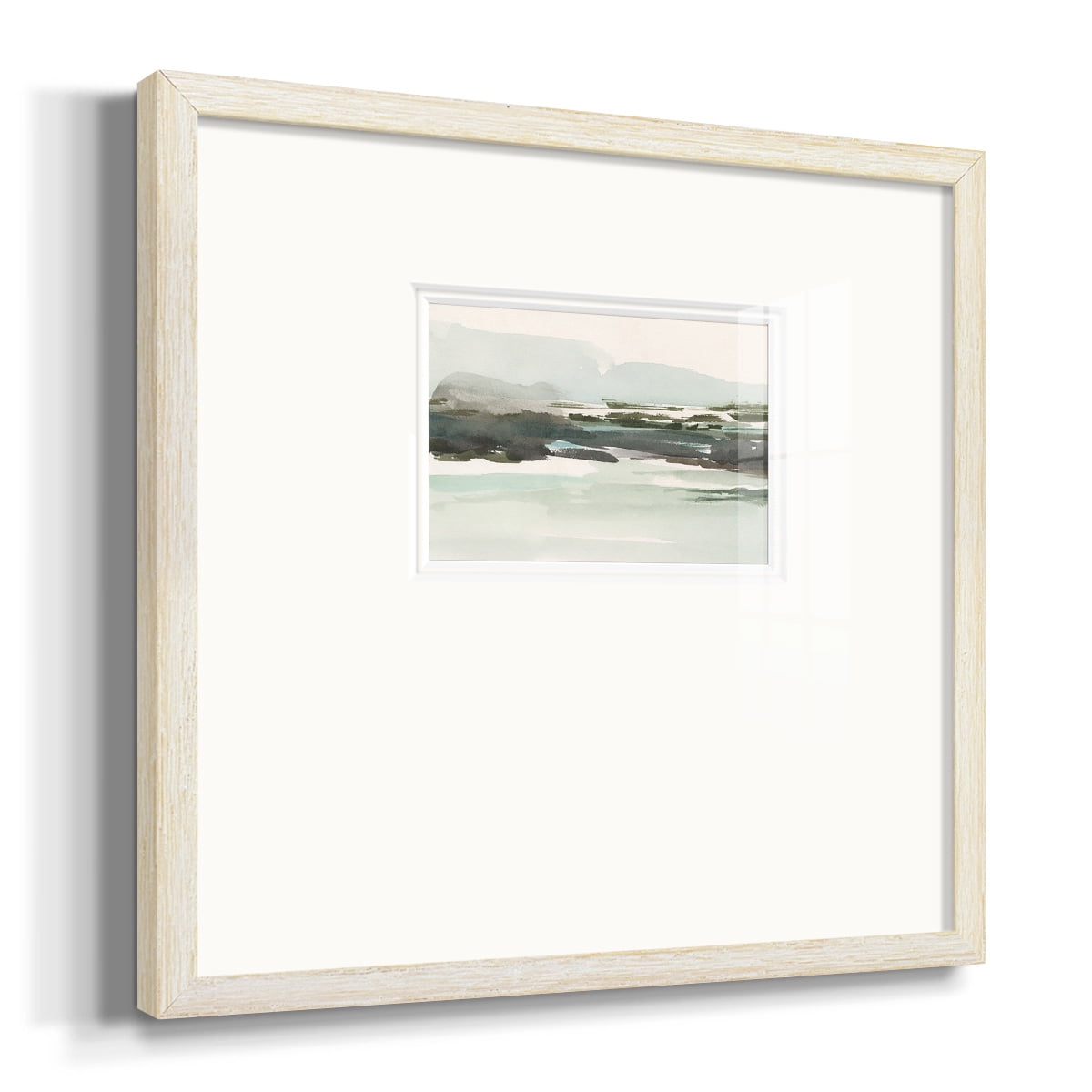 Turquoise Marsh IPremium Framed Print