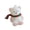 White, variant on SDFGTstore Handcrafted Cartoon Bear Scented Candle Autumn Festival Home Decoration Scented