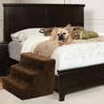thumbnail image 4 of Dog Stairs for High Beds, Indoor/Outdoor, Three Steps for Smaller Pets with Removable and Washable Brown Cover, No Tools Required-IMPROVED, 4 of 5