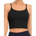thumbnail image 3 of Attraco Women's Sports Bras Longline Medium Support Padded Yoga Crop Tank Top, 3 of 6