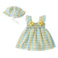 thumbnail image 1 of Gibobby Mamelucos para bebe niño Ropa para niña recién nacida, mono de encaje, mono con volantes, mono con tirantes, conjunto de trajes para(Amarillo, 6-9 Meses), 1 of 5