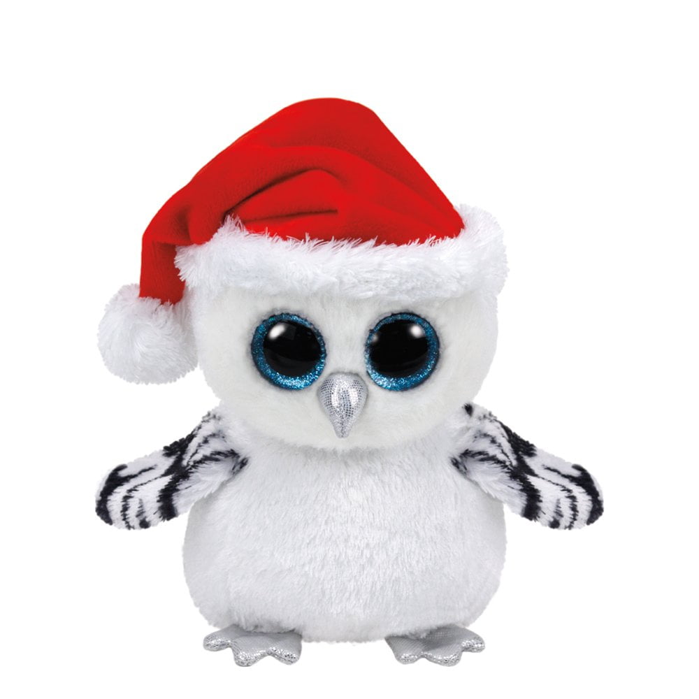 Ty Beanie Boo Boos Nester The Christmas Owl 6" Sparkle Eye 2018 NMWMT for sale online 