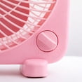 thumbnail image 3 of Comfort Zone 9" Portable Box Fan, Pink, 3 of 6