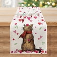 thumbnail image 3 of Camino de mesa Macarena 72 pulgadas para San Valentín Decoración de mesa de comedor, 3 of 7