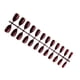 thumbnail image 3 of Juego de 24 Piezas de Uñas Postizas Soidarity Accesorio de Moda para Mujer Café Oscuro, 3 of 5