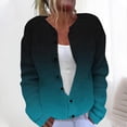 thumbnail image 1 of LOVZFMLL Cardigan for Women Ladies' Casual Printed Knitted Cardigan With Button Up Jacket And Top, 1 of 5
