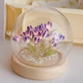 thumbnail image 2 of DIY Tulipán Luz de noche Muebles hechos a mano Decoración Simulación Flor Dormitorio Lámpara de mesa para dormir (13 flores), 2 of 7