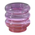 thumbnail image 1 of simhoa Doughnut Candlestick Pillar Glass Candle Holder for Housewarming Home Party, 1 of 8
