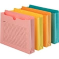 thumbnail image 3 of Smead Notes File Jackets, Aqua, Goldenrod, Pink, Yellow, 12 / Pack (Quantity), 3 of 4