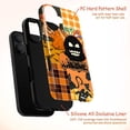 thumbnail image 4 of Halloween Monster Patchwork Phone Case, Cute Spooky Fall Design with Bats & Cats, iPhone Cover for iPhone 16 15 14 13 12 11 Pro Max Mini, 4 of 6