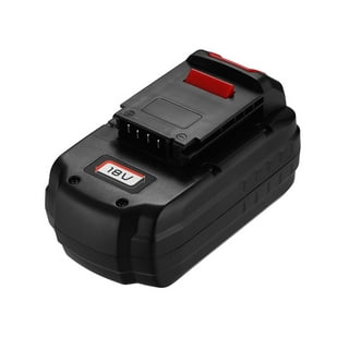 Powerextra 3.7Ah 18V Hpb18 Battery for Black and Decker Cordless Tools + Battery Charger BDFC240 for 9.6V 14.4V 18V 24V NiCd&NiMh Battery HPB24 244760
