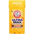 thumbnail image 4 of 4 Pack Arm & Hammer ULTRAMAX Deodorant Invisible Solid Active Sport 2.60 oz Each, 4 of 4