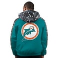 thumbnail image 2 of Men's Starter Aqua Miami Dolphins Thursday Night Gridiron Full-Zip Hoodie Jacket, 2 of 2