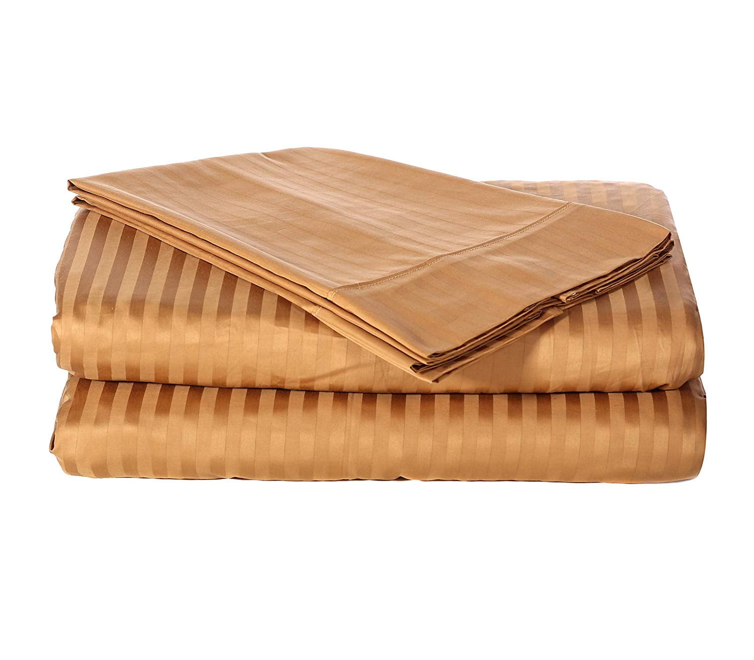 Luxury Soft 100/% Cotton Deep Pocket Sheet Set Fitted + Flat + Pillowcases