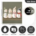 thumbnail image 5 of Yayeee Magnetic Dishwasher Cover for The Front Decoration Home Kitchen Machine Sticker Protector, Cute Snowmen, 5 of 6