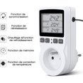 thumbnail image 2 of Toma De Termostato, Regulador De Temperatura Digital, Toma De Termostato Digital Programable Con Sonda, Temporizador Digital Programable, Toma De Termostato De Calefacción Para Gr, 2 of 5