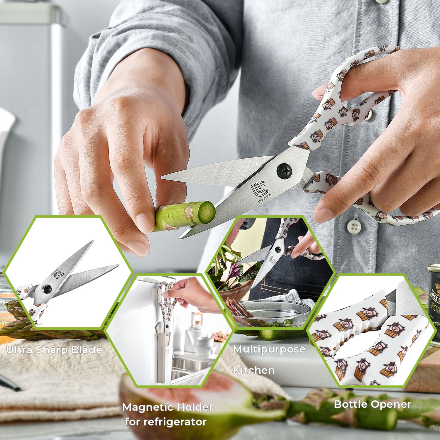 Buy Wholesale China 304 S/s Multifunction Kitchen Scissor With Magnetic  Case Food Scissors & Multifunction Kitchen Scissor With Magnetic Case at  USD 1.6