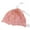 Pink, variant on Cotton Baby Hat Lace Design Infant Knitted Lace Hat for Baby Boys and Girls with Strap