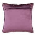 thumbnail image 3 of The HomeCentric Custom Cushion Cover Purple Designer Fabric Pillow Covers Pack of 2 16x16 inch (40x40 cm) Velvet Throw Pillows For Couch Solid Color Knots Checkered Decorative Pillow - Purple Love, 3 of 3