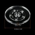 thumbnail image 2 of Soporte giratorio Uxcell de 4.88 pulgadas con base Lazy Susan de bola de acero, paquete de 2, 2 of 5