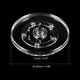 thumbnail image 2 of Soporte giratorio Uxcell de 4.88 pulgadas con base Lazy Susan de bola de acero, paquete de 2, 2 of 5
