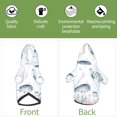 thumbnail image 4 of Yiaed Sea Animals Print Dog Hoodie Security Pet Dog Costume Pets Dog Hoodie Sweatshirt with Pocket for Small Dogs-X-Small, 4 of 5
