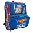 thumbnail image 1 of AI ACCESSORY INNOVATIONS Mochila para niños y niñas, bolsa de viaje escolar para niños pequeños, Hot Wheels, Mediano, Mochila de 14 pulgadas, 1 of 5