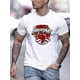 thumbnail image 1 of Camiseta cómoda de cuello redondo con diseño gráfico - Camisetas con estampado de Feliz Navidad para hombre, ideal para entrenar en el gimnasio en verano. Lavable a máquina, material suave, ideal para, 1 of 6