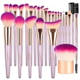 thumbnail image 1 of 26pcs Makeup Brush Set Professional Kabuki Full Face Contour Brush Set Pink Complete Vegan Brush Kit, Soft Make Pretty Cute Rose Gold Cosmetic brush P, 1 of 4
