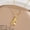 6376 Gold - Single-Handed Drill, variant on European and American minimalist fashion trendy one-hand diamond personalized necklace pendant niche design collarbone chain manufacturer