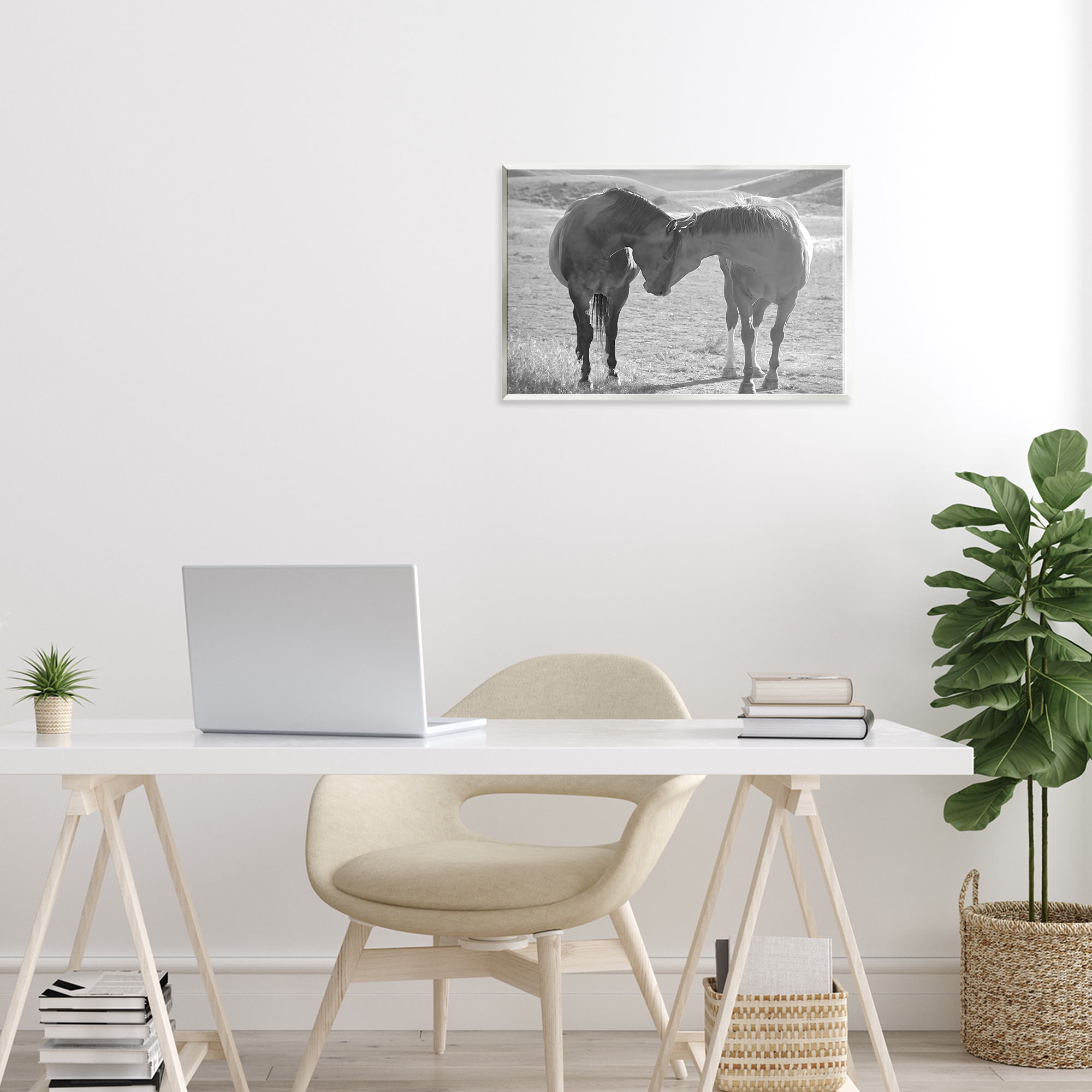 Stupell Industries Sweet Nothings Bond Between Horses Wall Plaque Art, design by Steve Toole