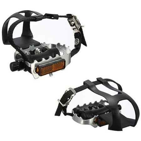 bike pedals with clips and straps