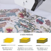 BCOOSS Portable Sewing Machine for Beginners 38 Built-in Stitches with Extension Table &Dual Speed