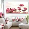 thumbnail image 1 of Cosmos Flowers Meadow At Sunset - Floral Canvas Art Print, 1 of 3
