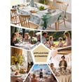 thumbnail image 5 of Summer Botanical Table Cloth, White Daisy Botanical Bee Farmhouse Waterproof Tablecloth for Rectangle Tables, Reusable Washable Fabric Table Cover for Restaurant Kitchen Dining Tables 60"x120", 5 of 6