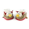 Neat-Oh My First Nici Baby Booties Owl with Rattle Plush