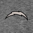 thumbnail image 2 of Men's Antigua  Heather Black Los Angeles Chargers Par 3 Polo, 2 of 2