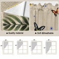 thumbnail image 5 of Spring Mushrooms Swag Valances for Windows, Kitchen Window Curtains Over Sink, Farmhouse Pastoral Botanical Rustic Window Treatment Curtains for Living Room/Bedroom Curtains 2 Panel Sets 36"x45", 5 of 8