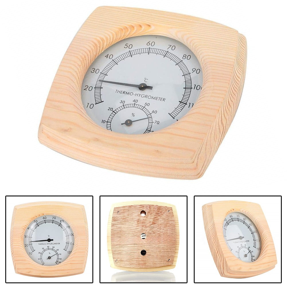 Ana Wooden Sauna Humidity Thermometer Sauna Temperature Resistant Accessories