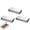 3pcs, variant on Stainless Steel Smoker Box for Gas Charcoal Grill, BBQ Smoking Accessory with Hinged Lid, Wood Chip Box for Outdoor Barbecue Camping