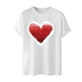 thumbnail image 3 of hotojiny Men's Shirts Fashion Heart Short Sleeve Tshirt Summer Casual Crew Neck Tops Valentine's Day T Shirts for Man, 3 of 4