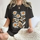 thumbnail image 4 of Faldas Cortas para Mujeres, Impresión de Flores Casual Oversized Camiseta de Manga Corta Top Hecho de 95% Poliéster 5% Spandex para Primavera Verano, Falda Corta de Verano, 4 of 7