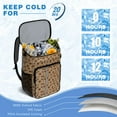 thumbnail image 6 of Travel Cooler Bag - Sunflower Camping Beer Cooler Backpack with Bottle Opener- Waterproof Insulated Picnic Backpacks - Cooler Bag for Beach, 6 of 6
