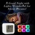 thumbnail image 4 of Alarm Clock Digital Travel for Bedroom Boy Girl,Small Desk Bedside Clocks,Display Time/Date LED Nig, 4 of 5